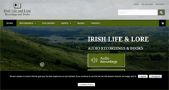 Desktop Screenshot of irishlifeandlore.com